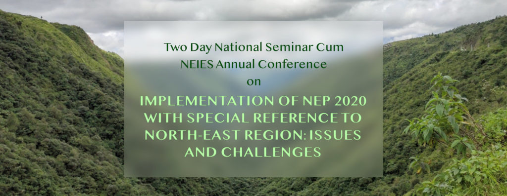 Invitation to Seminar cum NEIES conference 2022